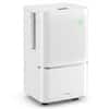 Front. Costway - Costway 32 Pint Dehumidifier, 2500 Sq.Ft Quiet Dehumidifier with Drain Hose, 3 Modes - White.