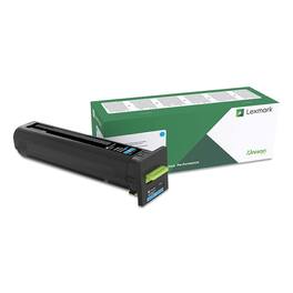 Lexmark - 82K0XCG 22000 Page-Yield Return Program Extra High-Yield Toner - Cyan