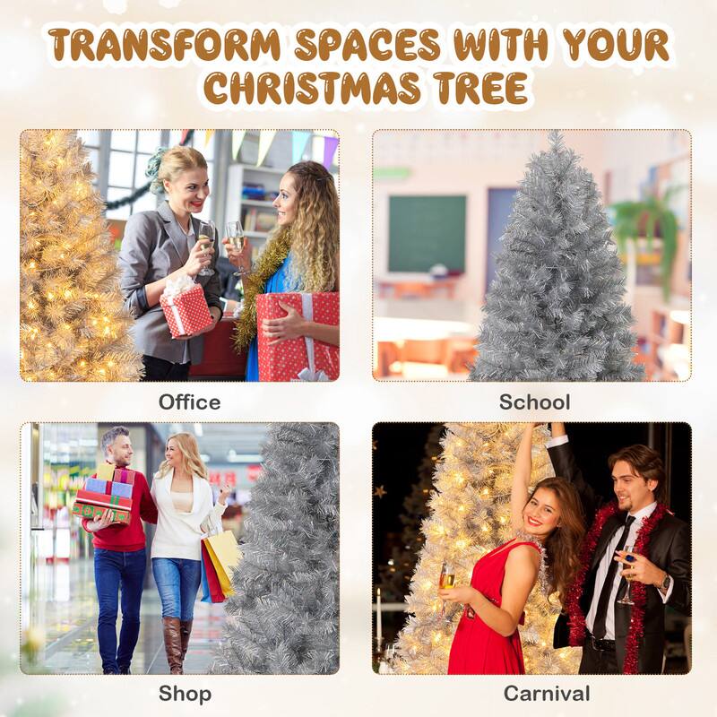 TRANSFORM SPACES WITH YOUR CHRISTMAS TREE

Office
School
Shop
Carnival