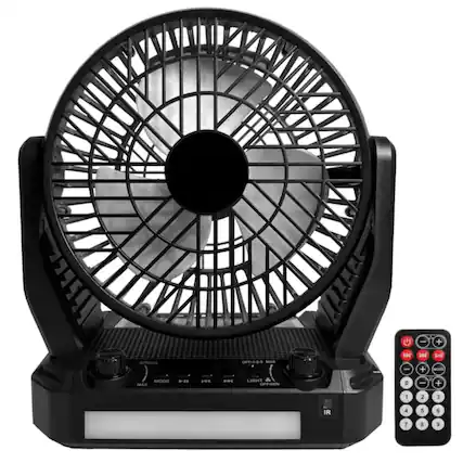 - OFF/ON
- FAN SPEED: MIN - MAX
- MODE: II - MAX
- LIGHT: OFF/MIN - MAX
- IR
- 0 - 9