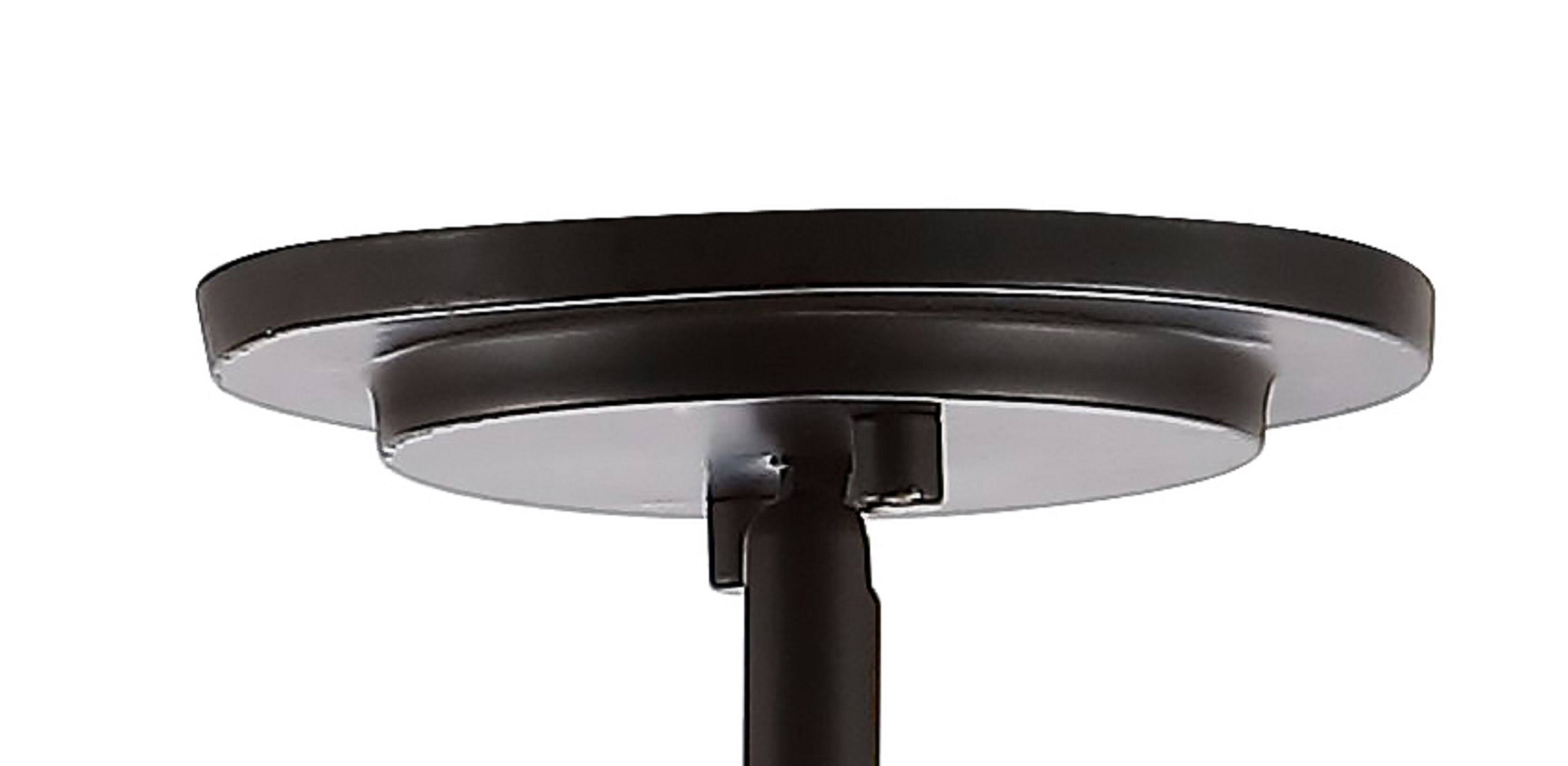 Alt View 5. Jonathan Y - Ferme 16" 3-Light Adjustable Iron Rustic Farmhouse LED Pendant, Brown/Oil Rubbed Bronze - Oil Rubbed Bronze/Brown.