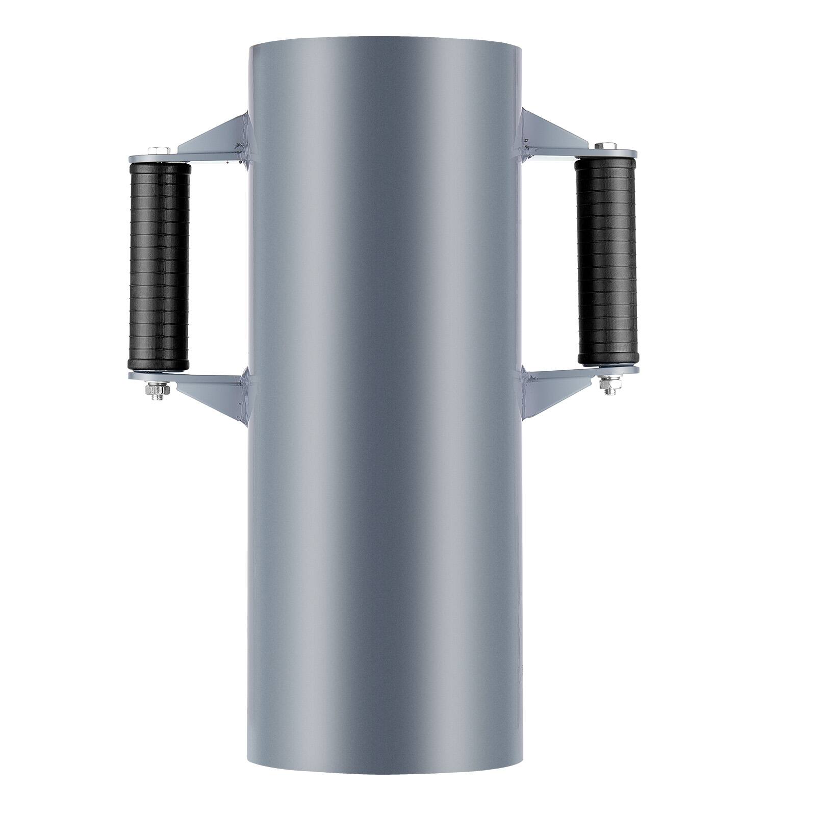 VEVOR - Fence Post Driver, Heavy Duty T Post Driver with Handles, Metal Manual Pounder Rammer for U-Channel,Wooden Fence - Gray