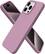 Front. Ornarto - ORNARTO Compatible with iPhone 15 Pro Max Case 6.7", Slim Liquid Silicone Full Covered Protective Cover-Lilac Purple - Lilac Purple.
