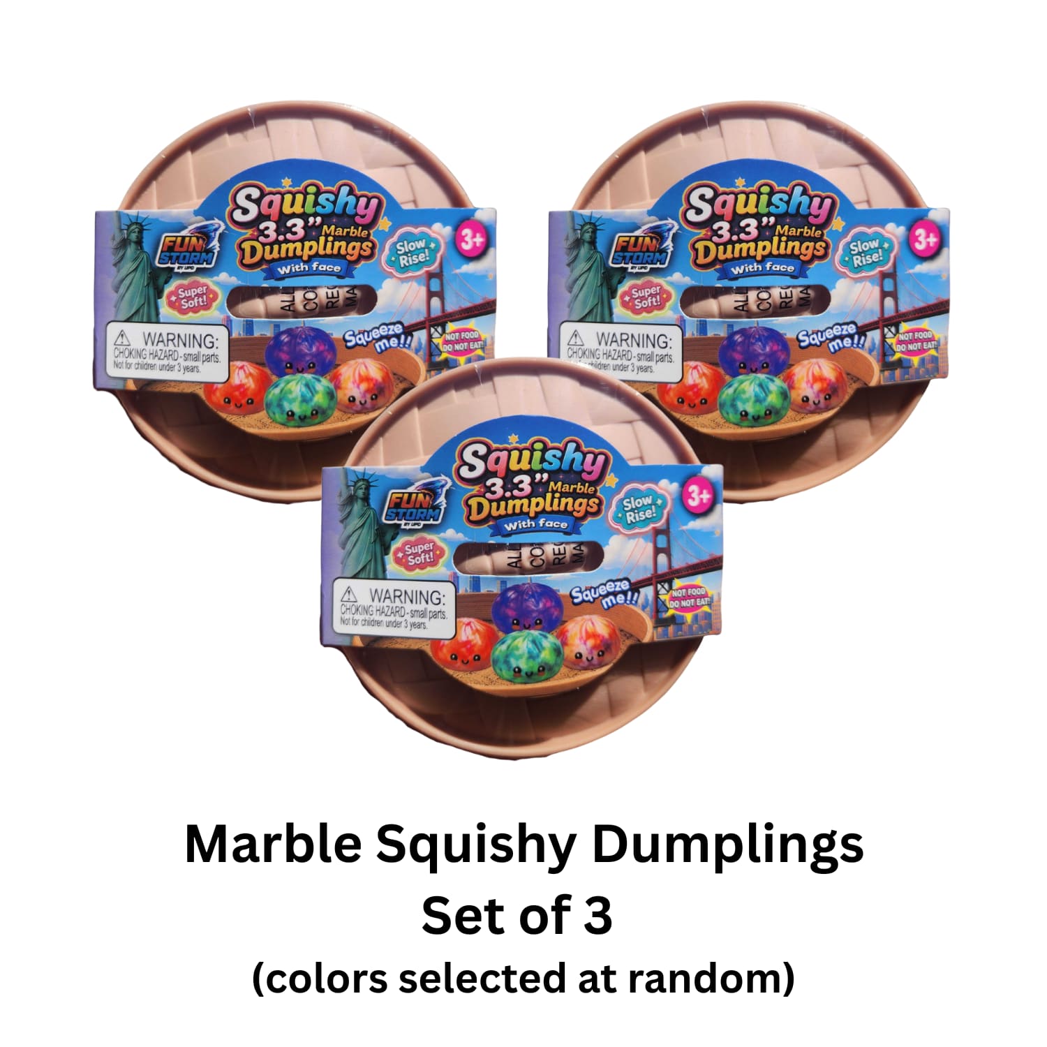 Fun Storm - Mystery Squishy Marble Dumplings Blind Box (3 pcs) price history on PriceWatchPro
