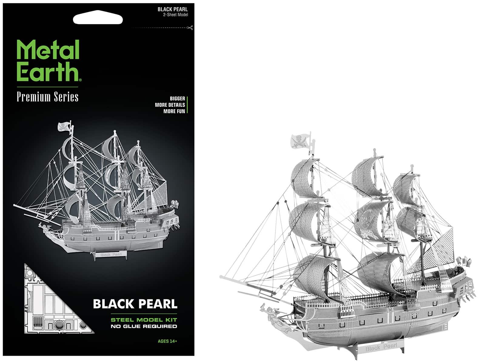 Model Kit Black Pearl Ship (Challenging Difficulty) Steel Model Kit by Metal Earth price history on PriceWatchPro