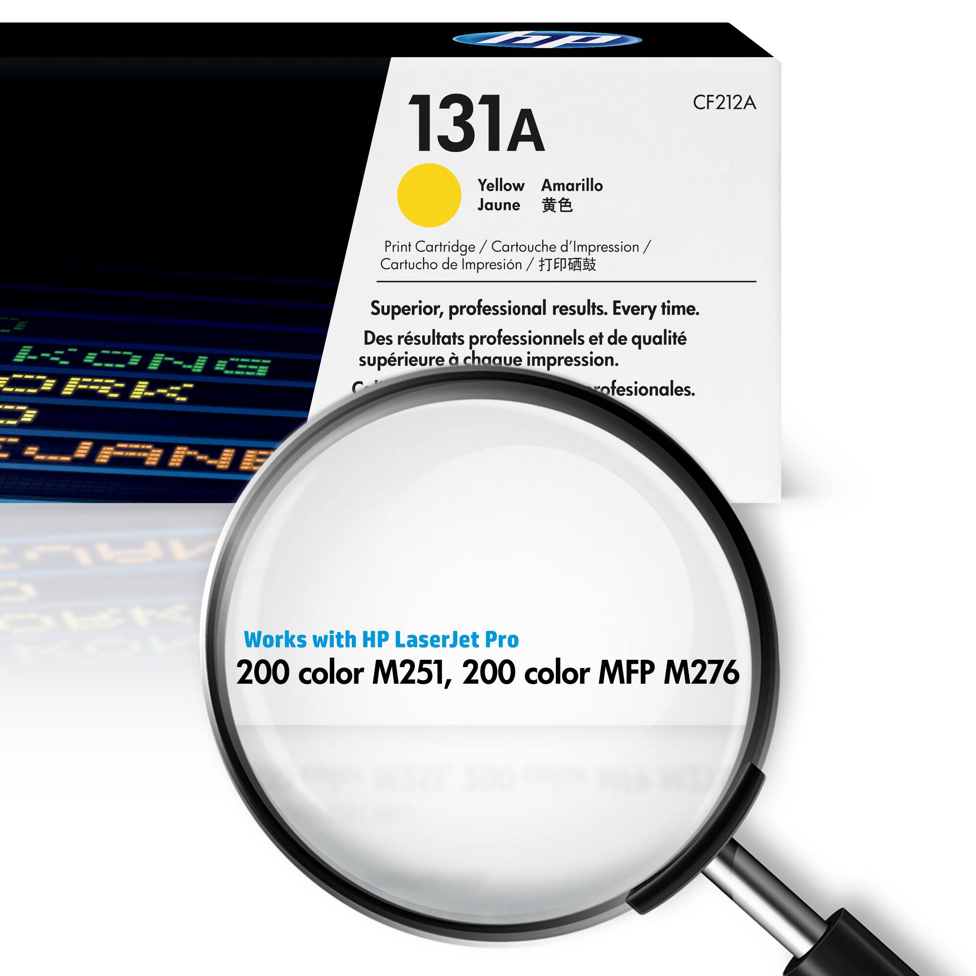 Alt View 1. HP - 131A Toner Cartridge - Yellow.