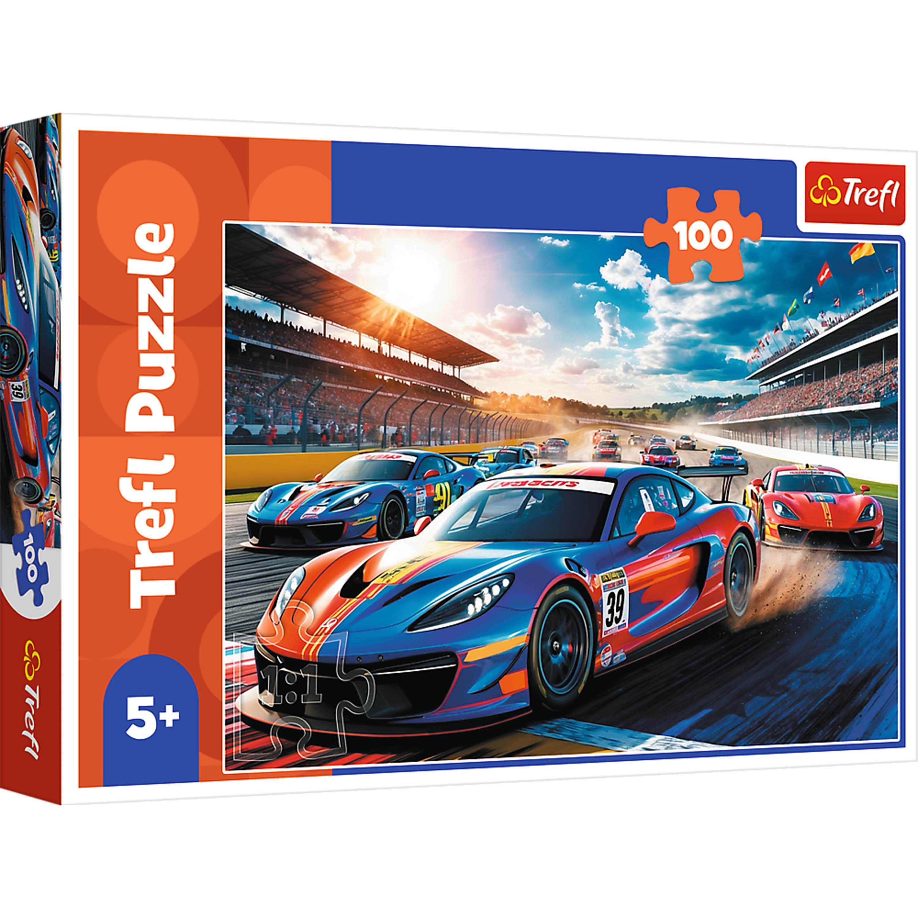 Trefl - Kids Fast Racer 100 Piece Puzzle