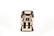 Angle. Human Touch - Super Novo Massage Chair - Cream.