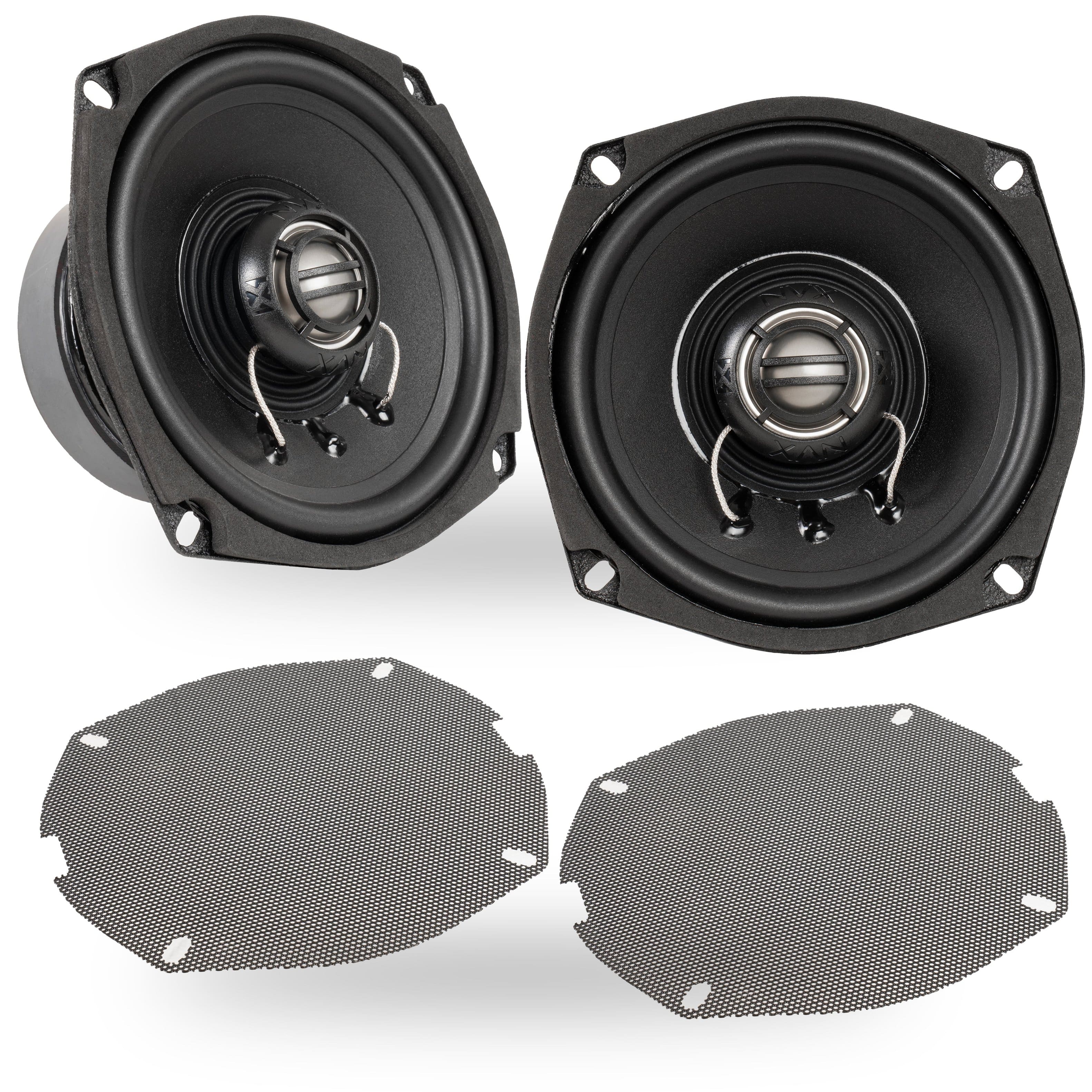 NVX - XFHD5F 300W RMS 5.25in XF-Series 2-Ohm Front Fairing Speakers for Select 1998-2013 Harley-Davidson Touring Model