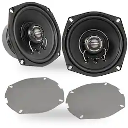 NVX - XFHD5F 300W RMS 5.25in XF-Series 2-Ohm Front Fairing Speakers for Select 1998-2013 Harley-Davidson Touring Model
