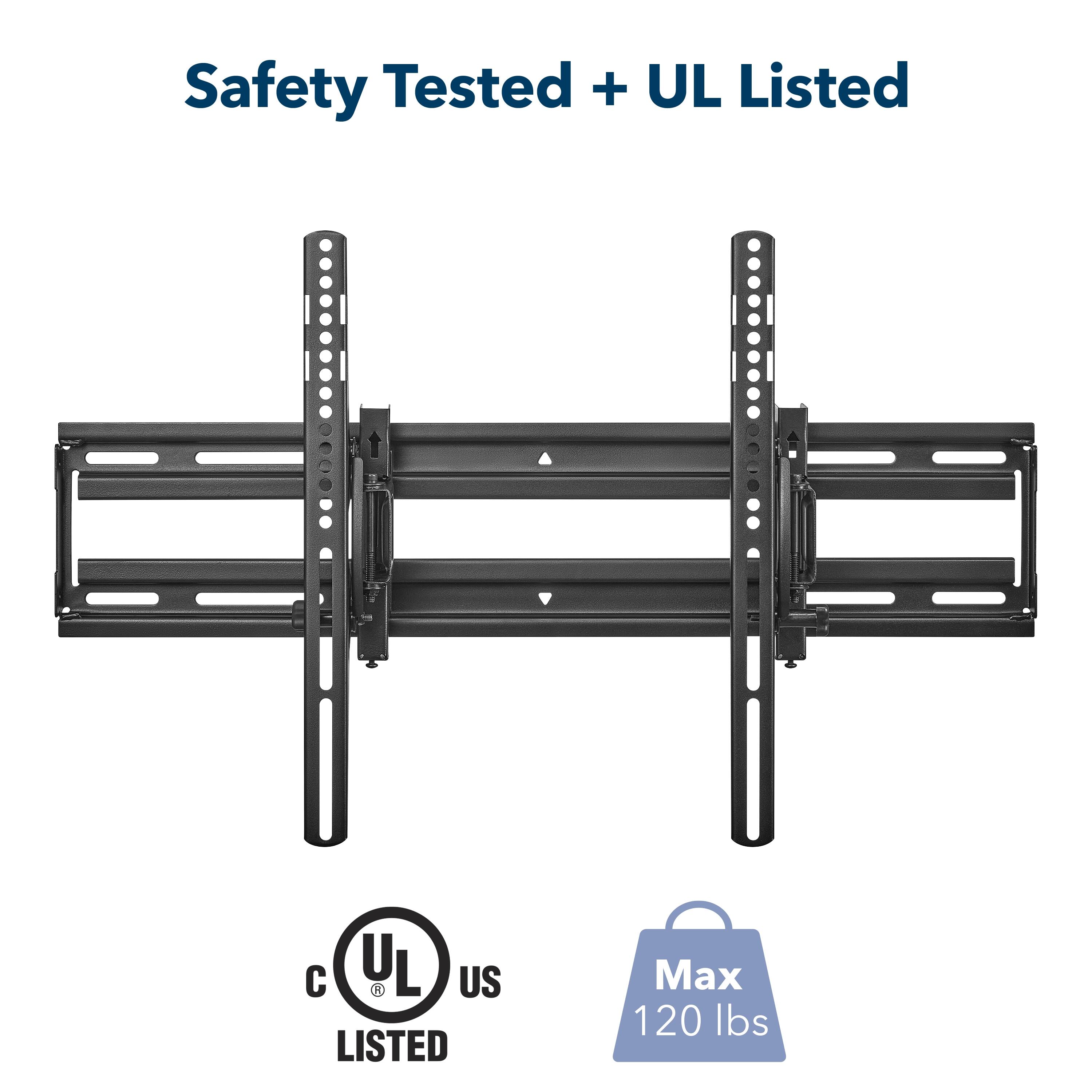 Safety Tested + UL Listed  
C UL US LISTED  
Max 120 lbs
