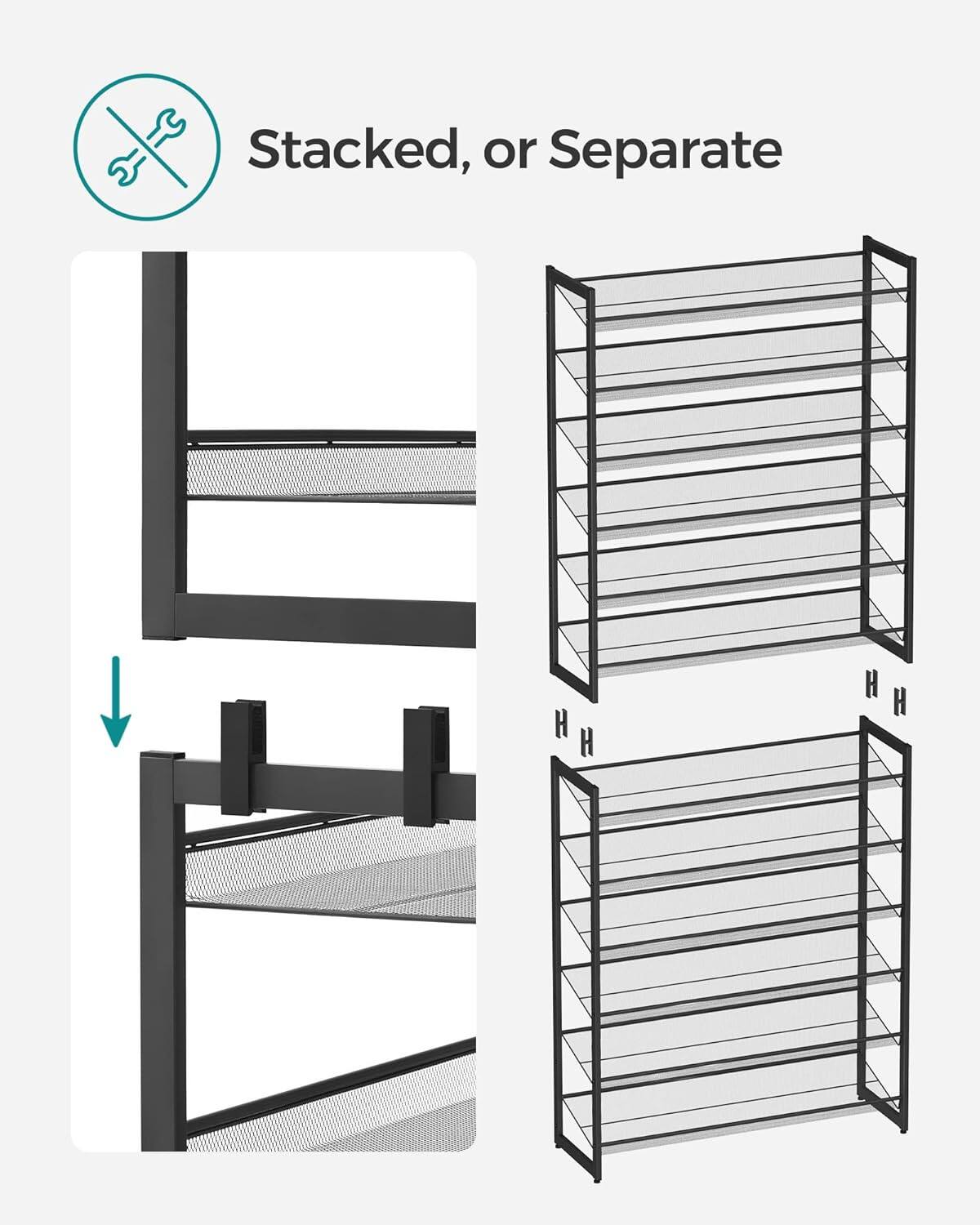 Stacked, or Separate