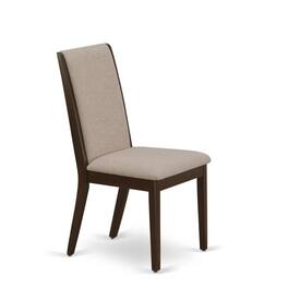 East West Furniture - Parson Chairs - Brown