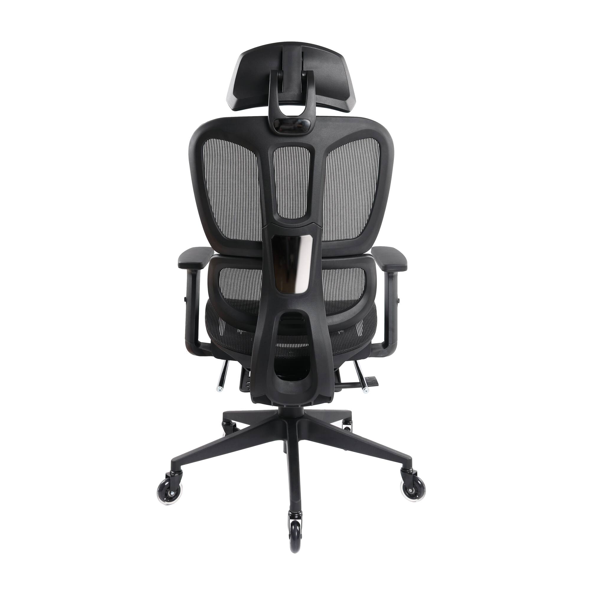 Alt View 5. GOODSILO - Ultimate Reclining Ergonomic Mesh Office Chair with Lumbar Support and Footrest - Black.