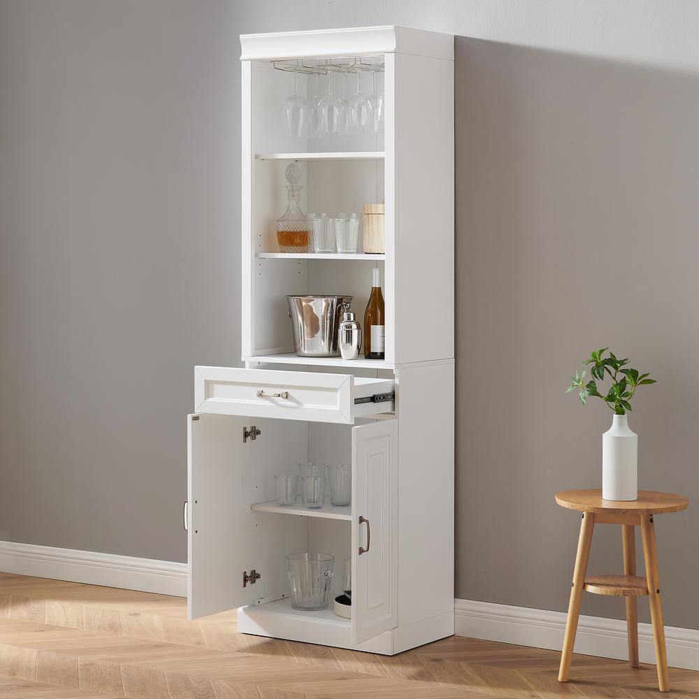 Alt View 9. Crosley Furniture - Stanton Bar Cabinet - White.
