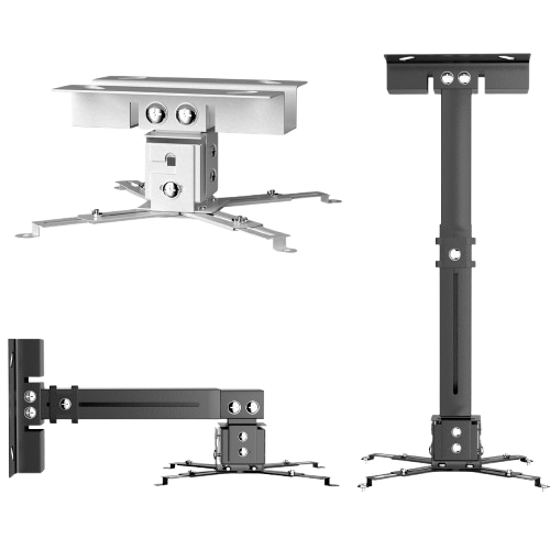 Home Collection - 3in1 Universal 360° Swivel Tilt Projector Mount Ceiling Wall Holder Bracket 13kg
