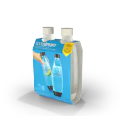SodaStream - DWS 1L Bottle (2-Pack) - White