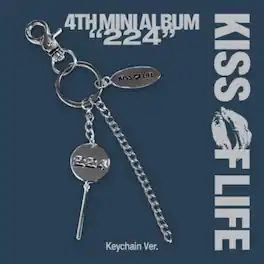 PopMarket - Kiss of Life - 224 - Keychain Version - incl. QR Card, Selfie Photocard, Concept Photocard + Credit - COMPACT DISCS - Multicolor