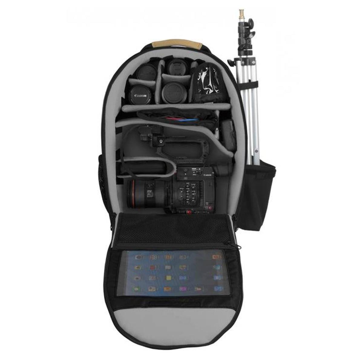 Alt View 2. Porta Brace - Porta Brace Lightweight, Rigid-Frame Backpack for Canon EOS C200.
