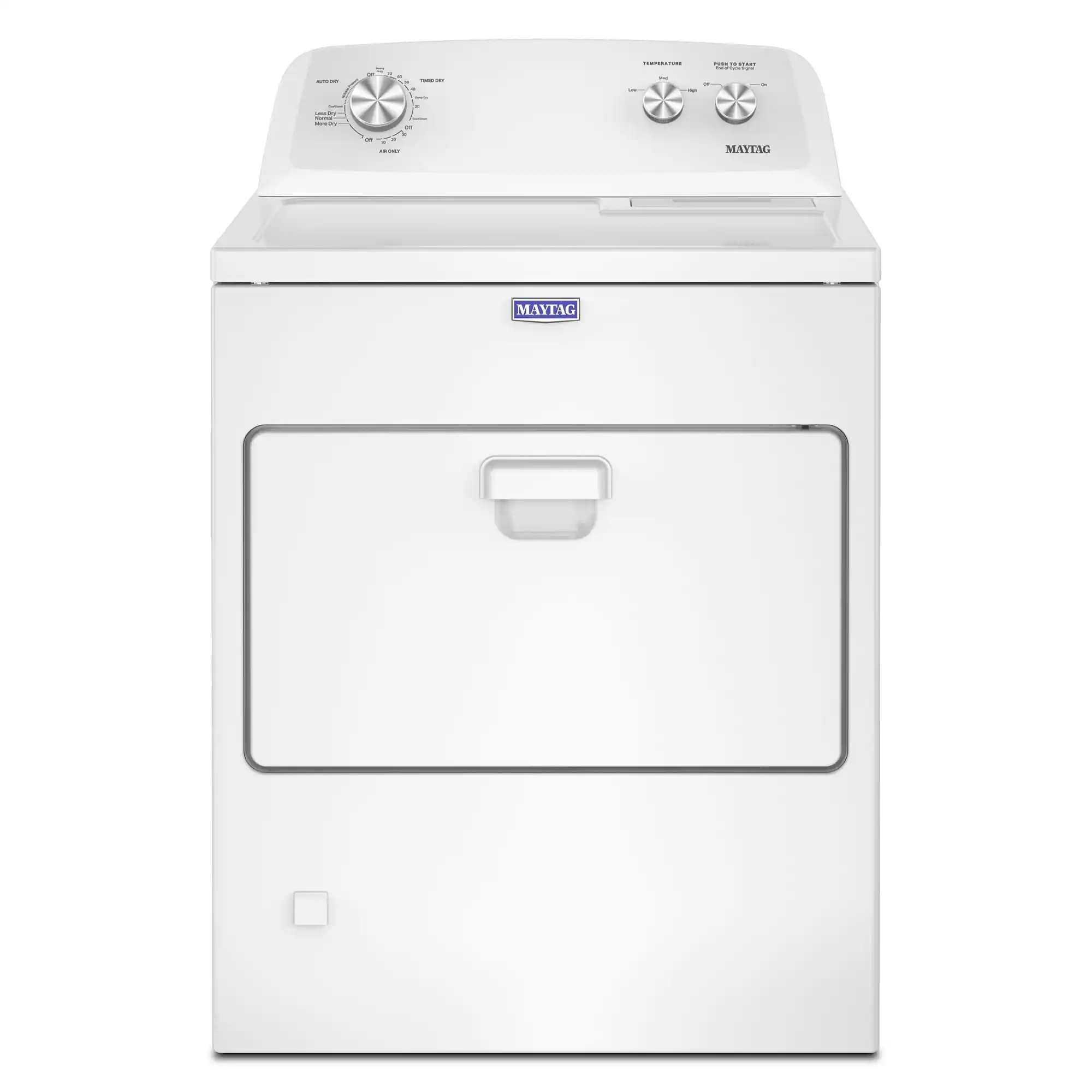 Maytag - 7.0 Cu. Ft. Top Load Gas Dryer with Wrinkle Prevent Option - White