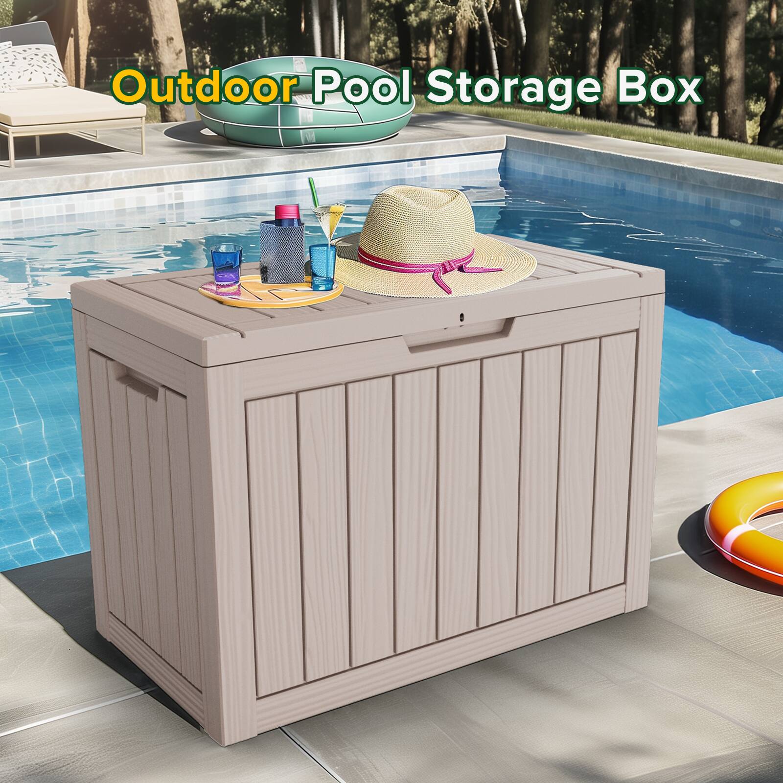 Outdoor Pool Storage Box