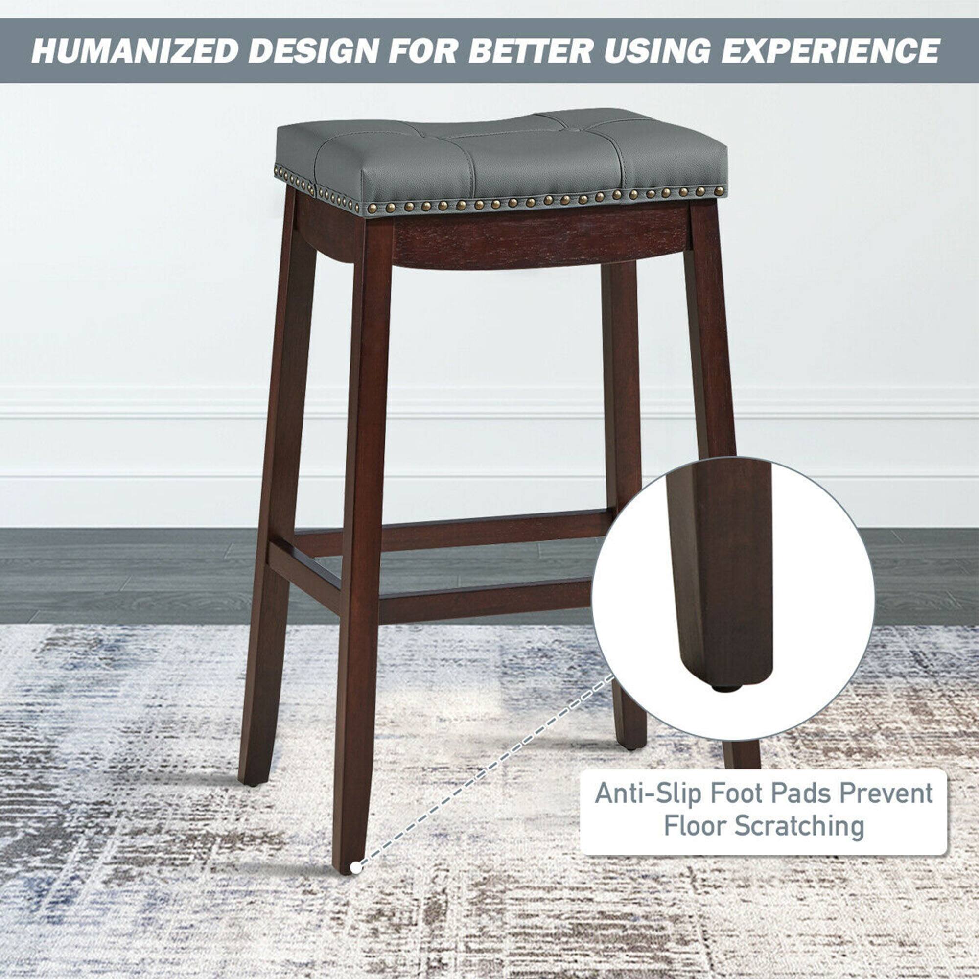 HUMANIZED DESIGN FOR BETTER USING EXPERIENCE
Anti-Slip Foot Pads Prevent Floor Scratching