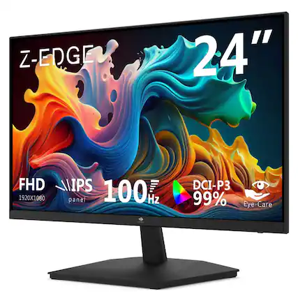 Z-EDGE 24" FHD 1920X1080 IPS 100 Hz DCI-P3 99% Eye-Care