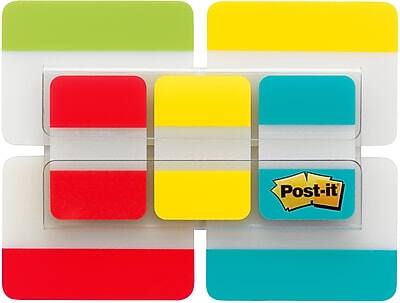Alt View 5. Post-it - Tabs Value Pack, 1" Wide & 2" Wide Colors, 114 Tabs/Pack - Assorted.