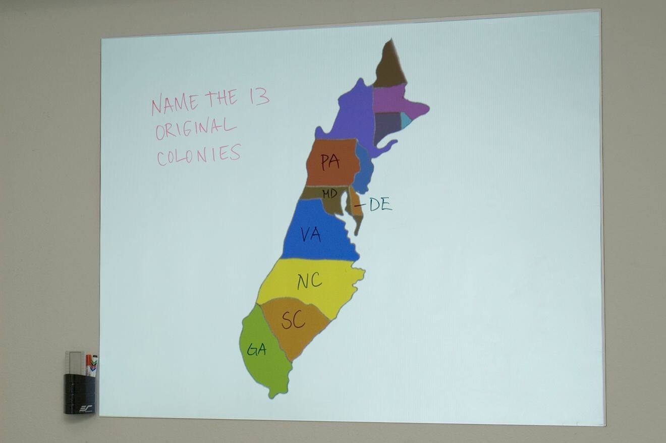 NAME THE 13 ORIGINAL COLONIES

PA MD VA DE NC SC GA