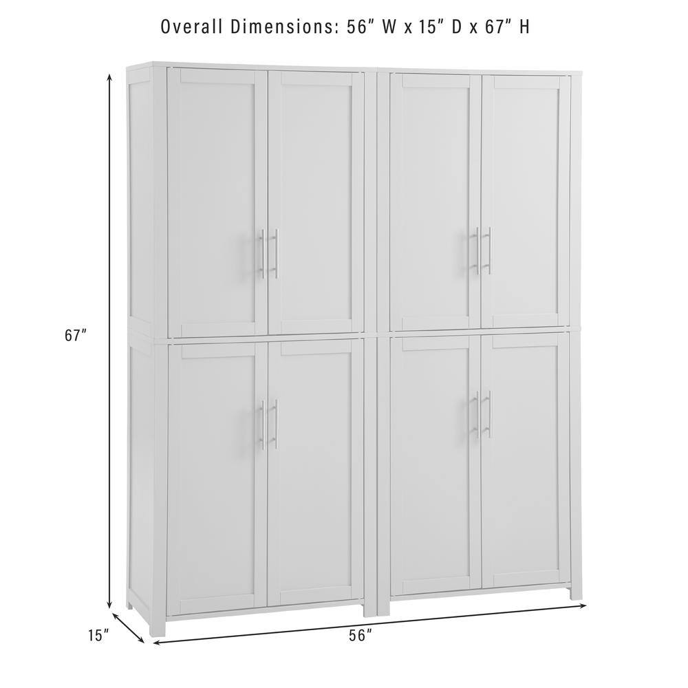 Overall Dimensions: 56" W X 15" D X 67" H