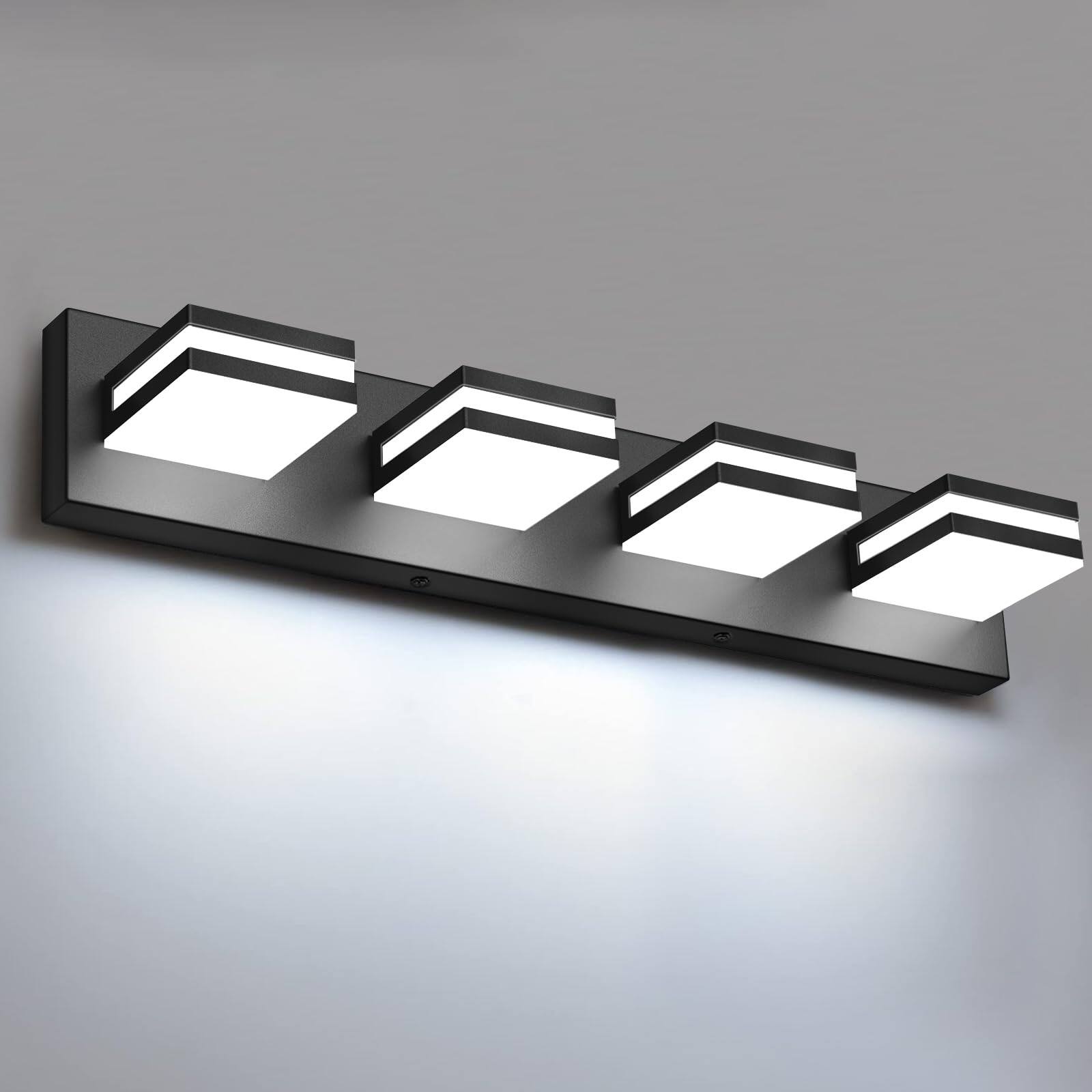 Reds Spade Led Modern Bathroom Lights Fixtures Matte Wall Lighting ...