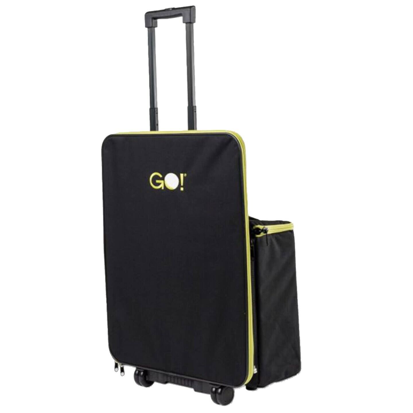 Angle. AccuQuilt - GO Fabric Cutter Tote & Die Bag - Black.