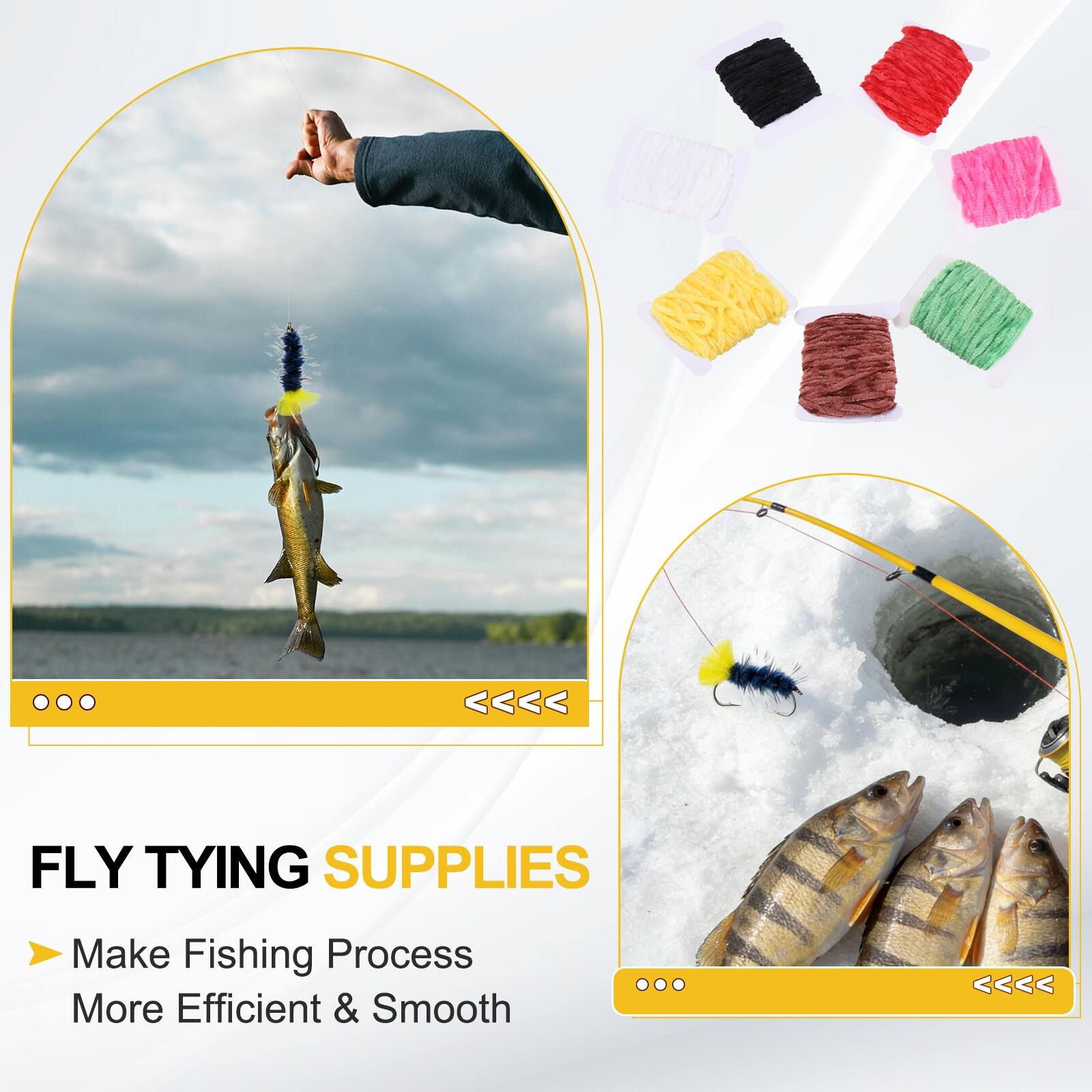 FLY TYING SUPPLIES  
Make Fishing Process More Efficient & Smooth