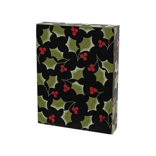 Back. BreeBe - 3/Set Nesting Christmas Gift Box Risers - Multicolor.