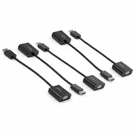 StarTech.com - 5-Pack DisplayPort to VGA Adapter - DisplayPort 1.2 to VGA Monitor Active Adapter