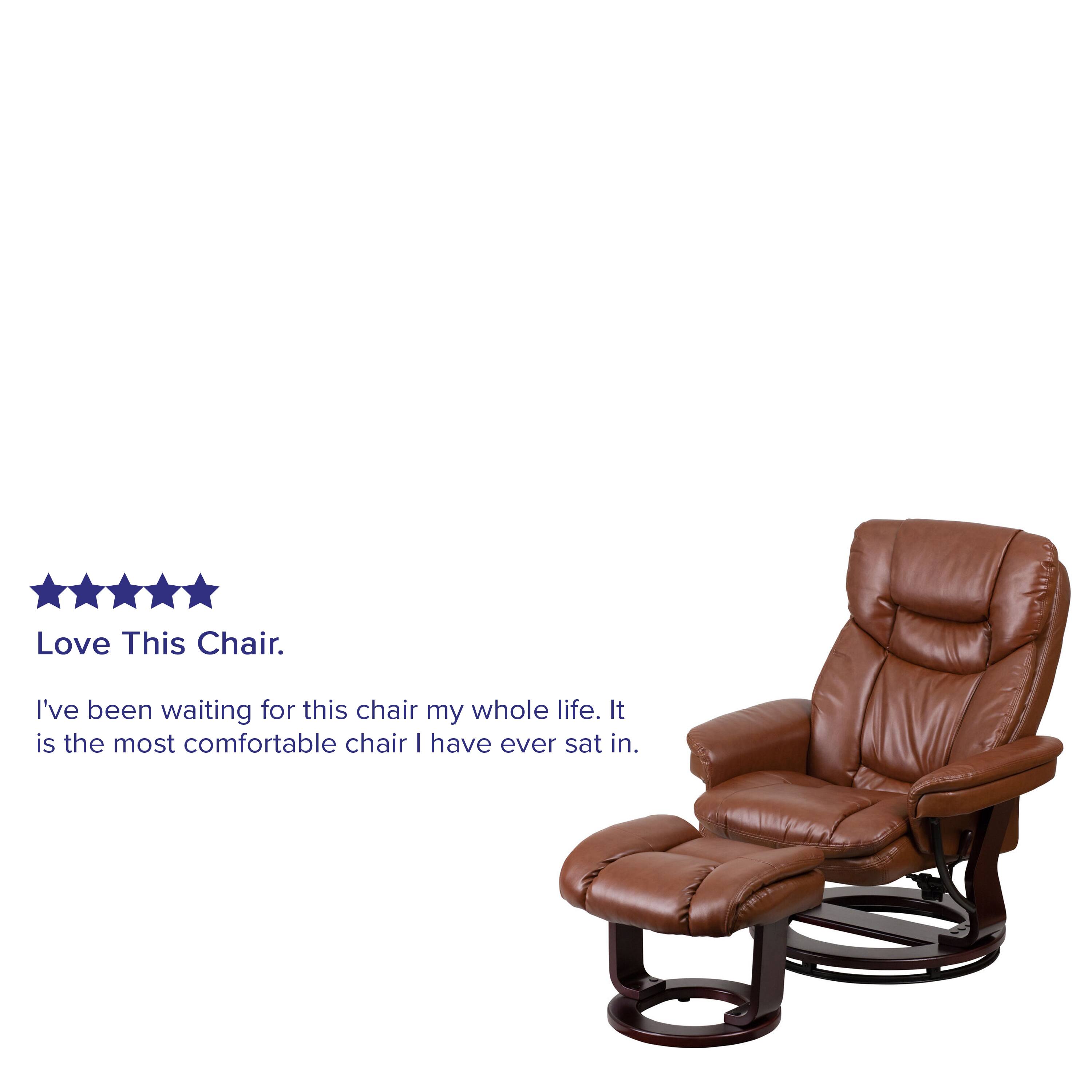 Love This Chair.  
I've been waiting for this chair my whole life. It is the most comfortable chair I have ever sat in.