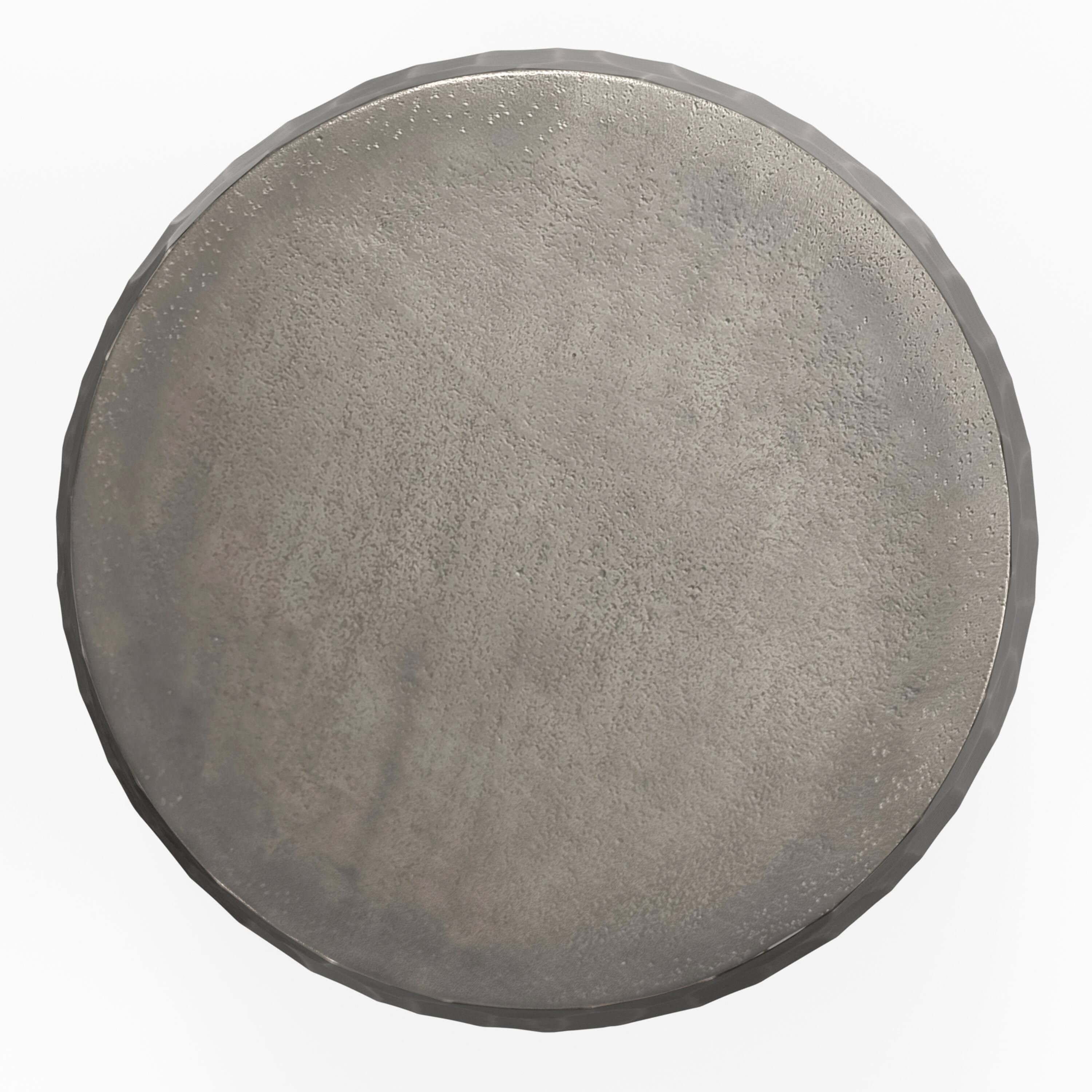 Back. Simpli Home - Nellie Modern Industrial 19 inch Wide Cast Aluminum Side Table in Graphite, Fully Assembled - Graphite.