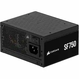 CORSAIR - SF RPS0205 750W Power Supply - Black - SFX - 120 V AC, 230 V AC Input - 3.3 V DC, 5 V DC, 12 V DC, 5 V SB Output