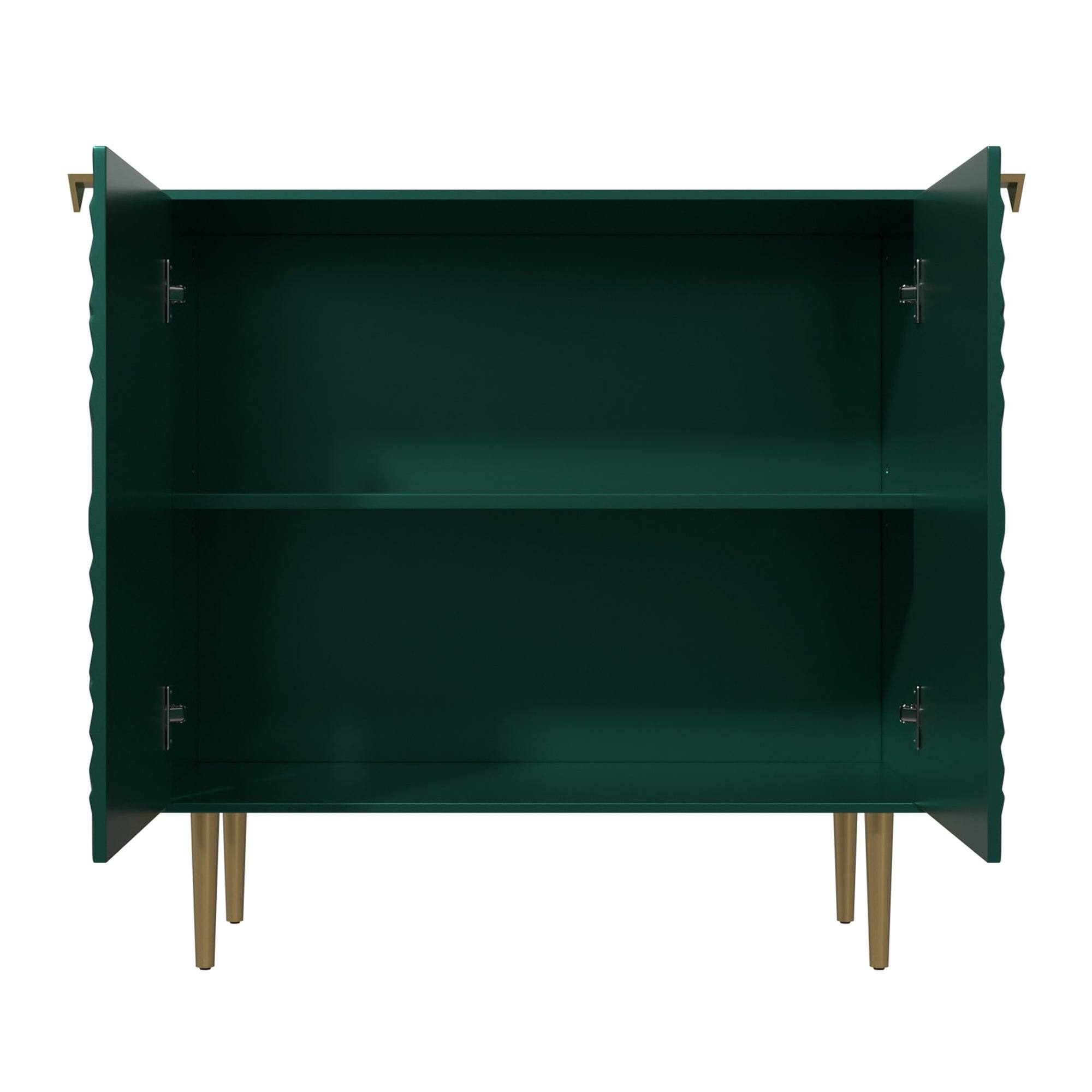 Alt View 8. Boyel Living - 2 Door Locker Accent Cabinet - Green.