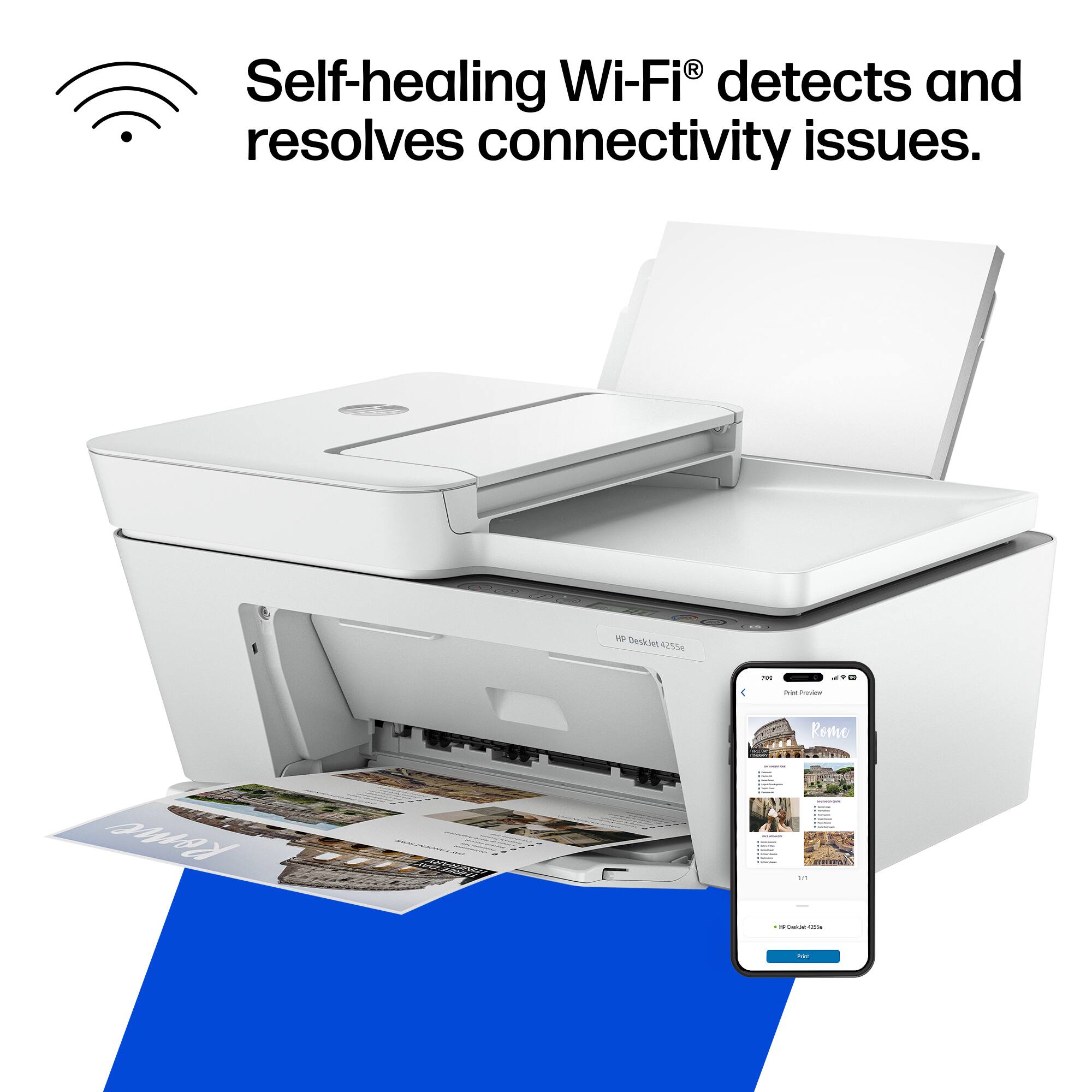 Self-healing Wi-Fi® detects and resolves connectivity issues.