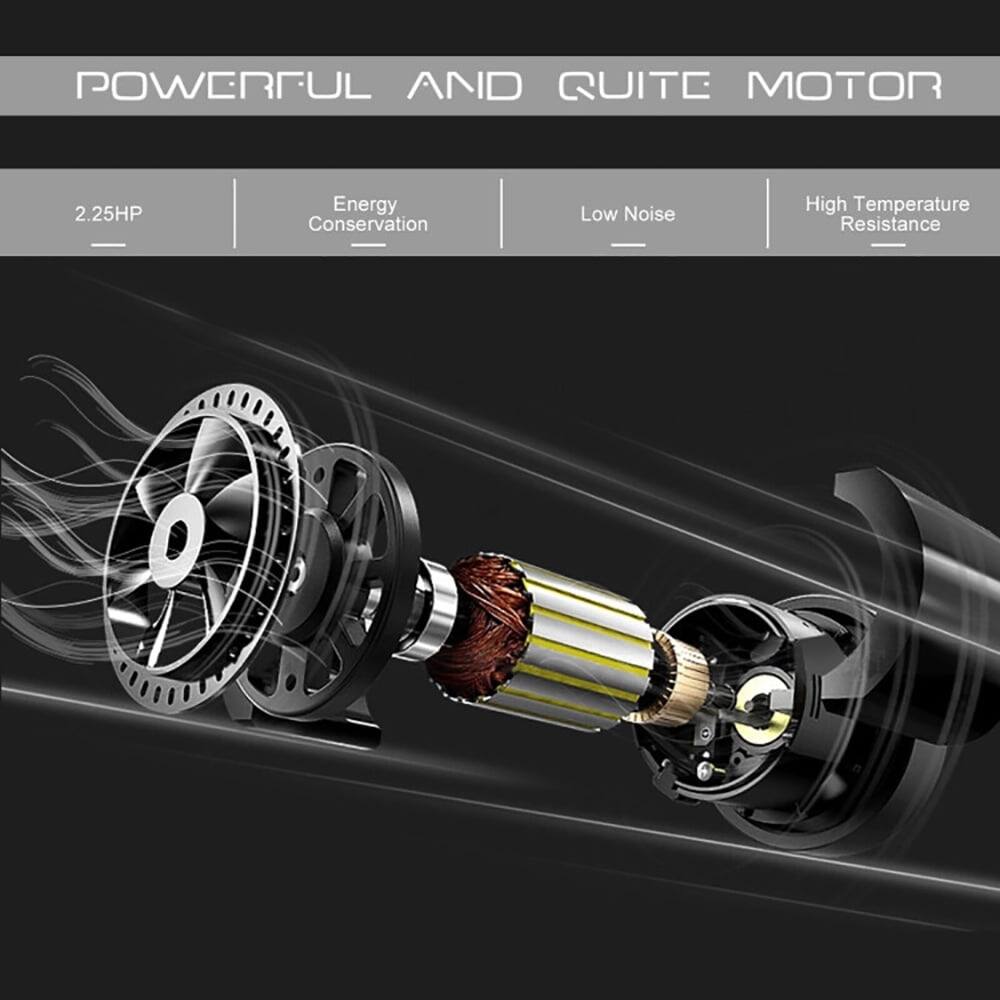 POWERFUL AND QUIET MOTOR  
2.25HP  
Energy Conservation  
Low Noise  
High Temperature Resistance