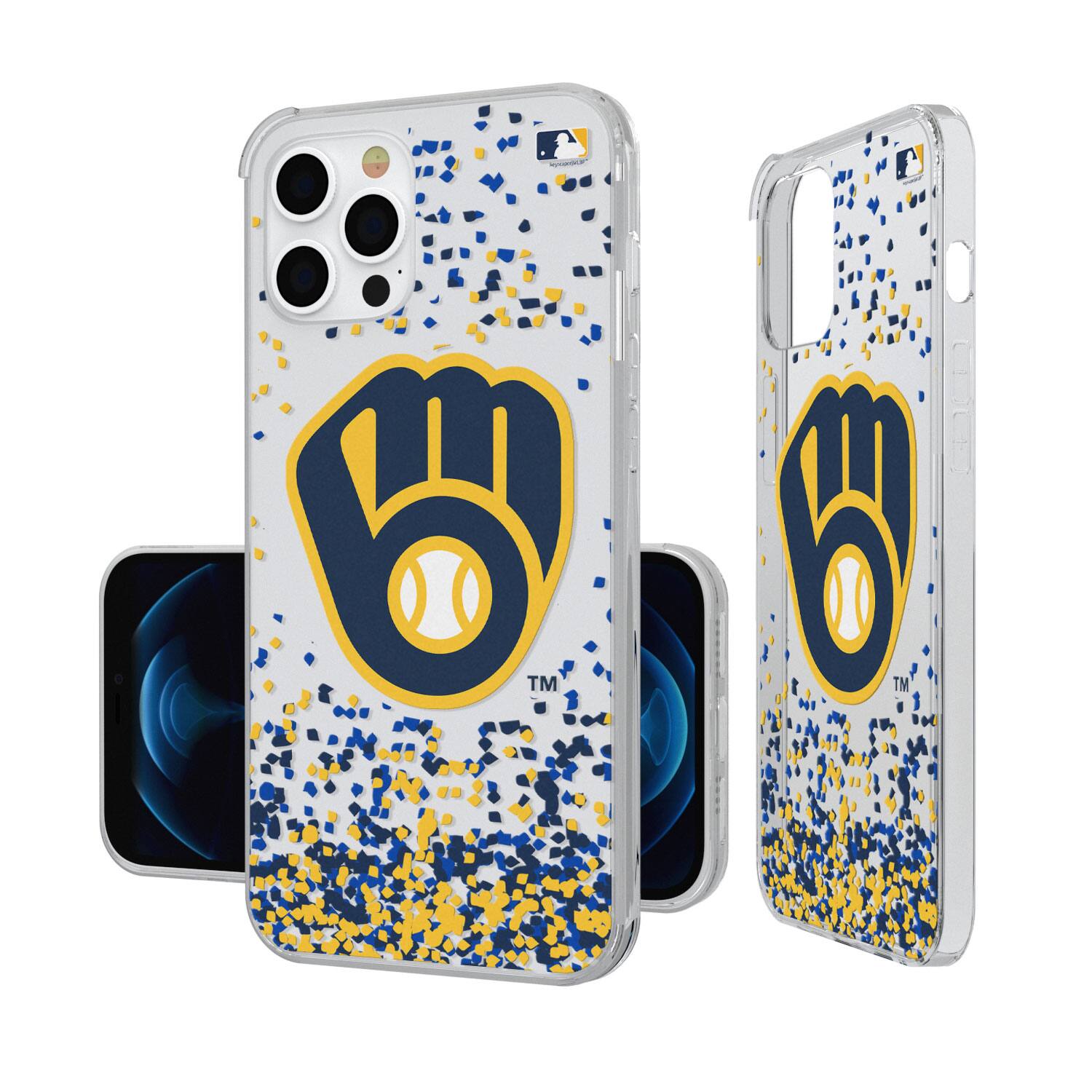 Keyscaper - MLB - Milwaukee Brewers - iPhone Confetti Design Clear Case - 13 Pro Max - Multicolor price history on PriceWatchPro