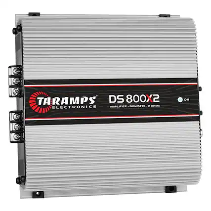 TARAMPS DS 800X2 AMPLIFIER 800WATTS 2 OHMS ELECTRONICS ON