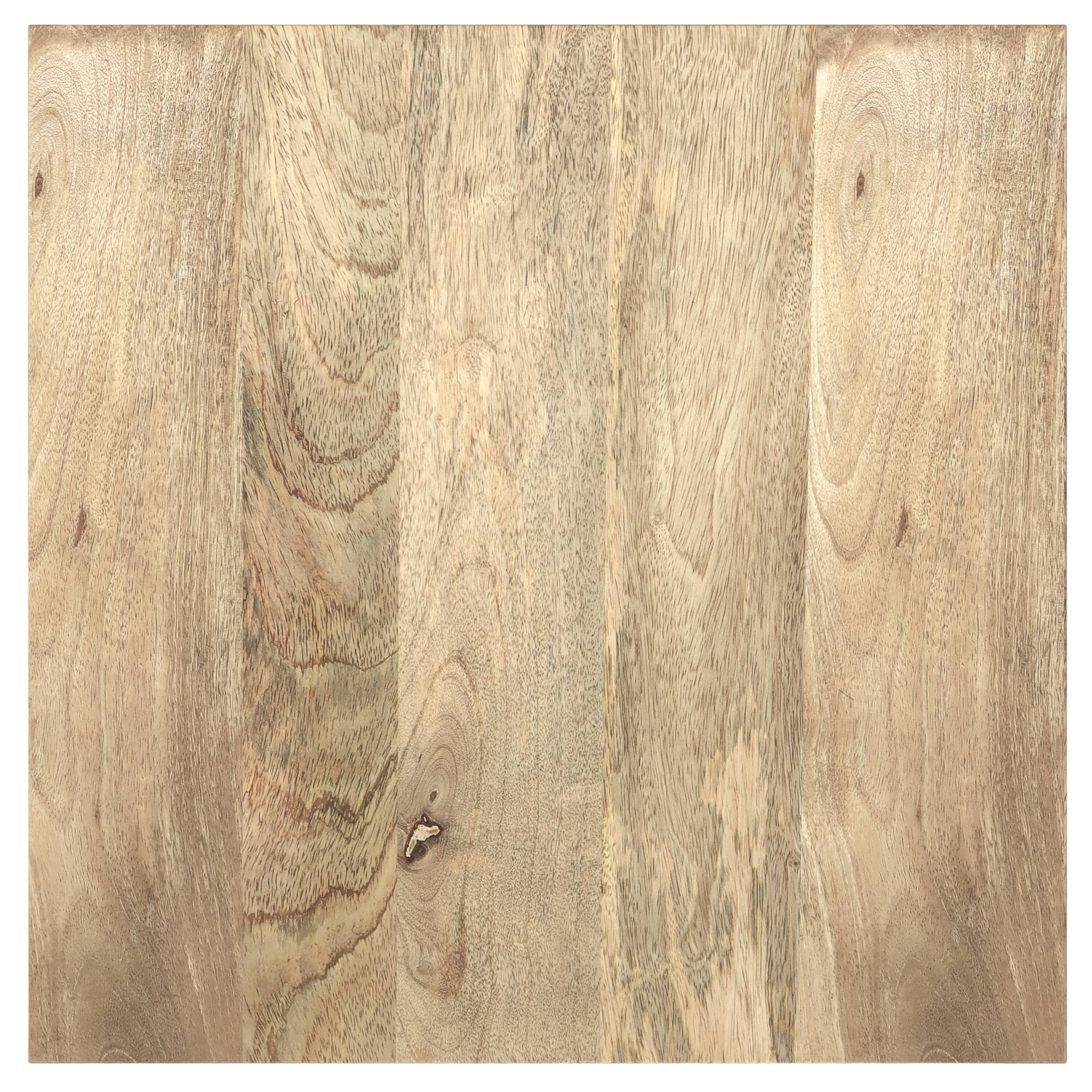 Alt View 3. Simpli Home - Lowry Modern Industrial 22 inch Wide Metal End Side Table in Natural - Natural.