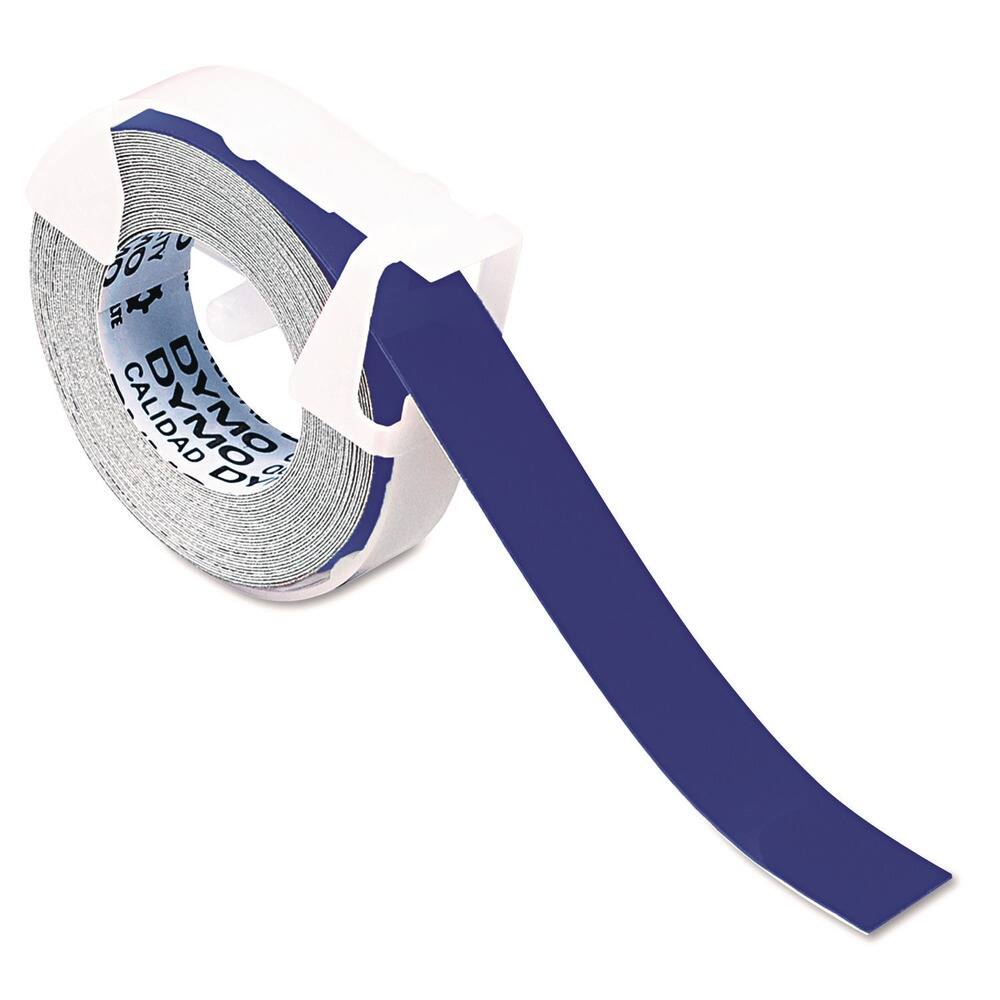 DYMO - 520106 0.37 in. x 12 ft. Self-Adhesive Glossy Labeling Tape for Embossers - (1-Roll) - Blue