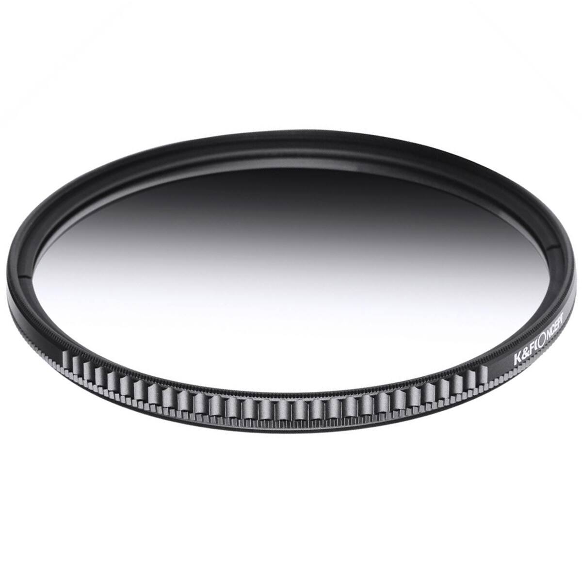Front. K&F Concept - K&F Concept KF Concept 82mm Nano-X Soft-Edge GND16 1.2 4-Stop Filter.