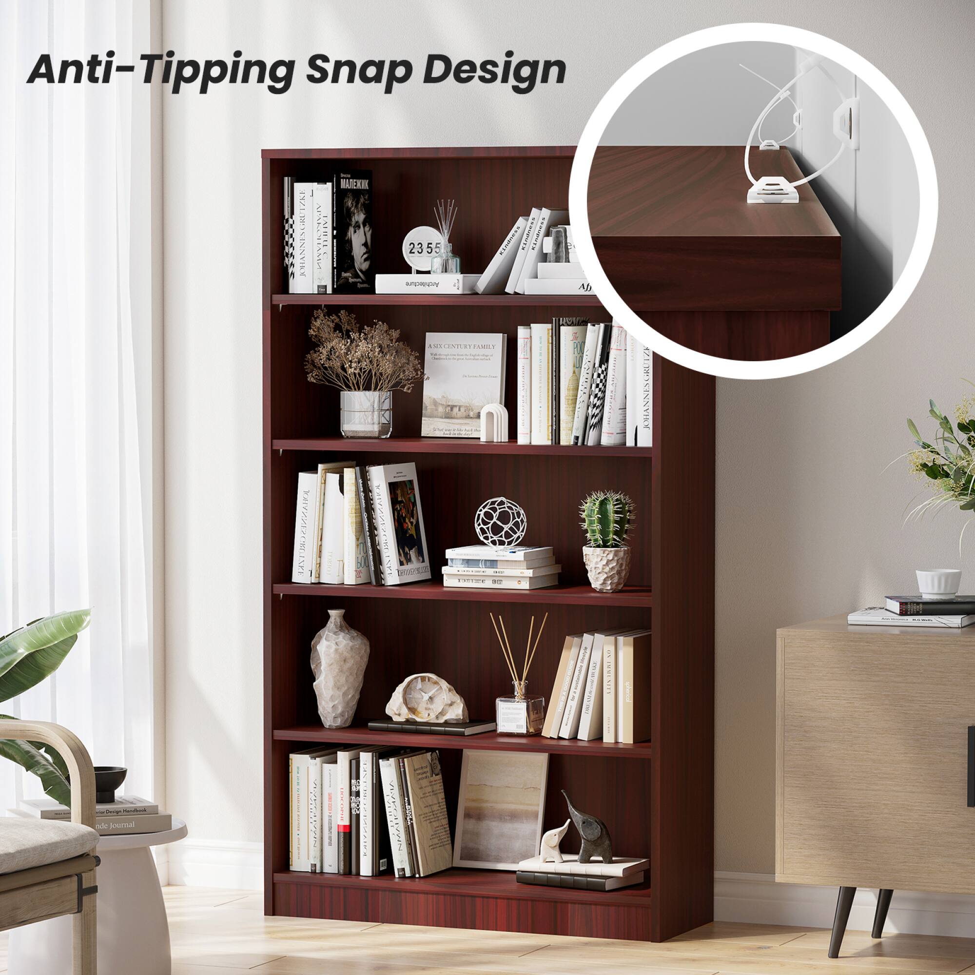 Anti-Tipping Snap Design