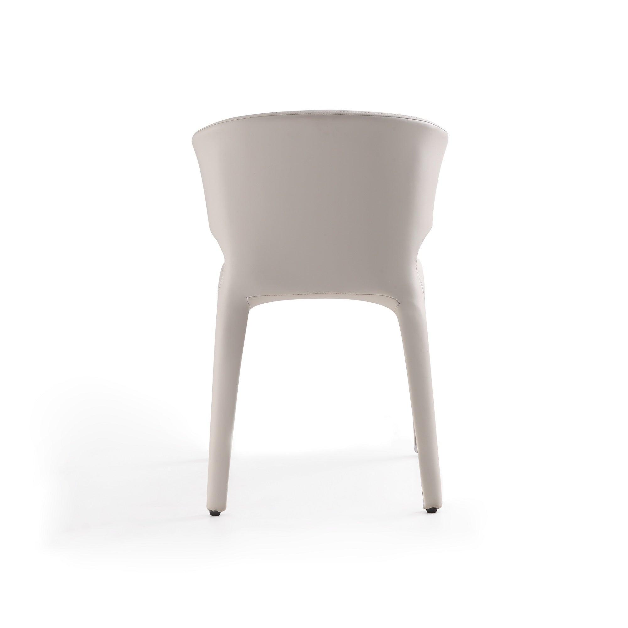 Alt View 2. Manhattan Comfort - Conrad Mid-Century Modern Upholstered Dining Chair - Set of 2 - Cream.