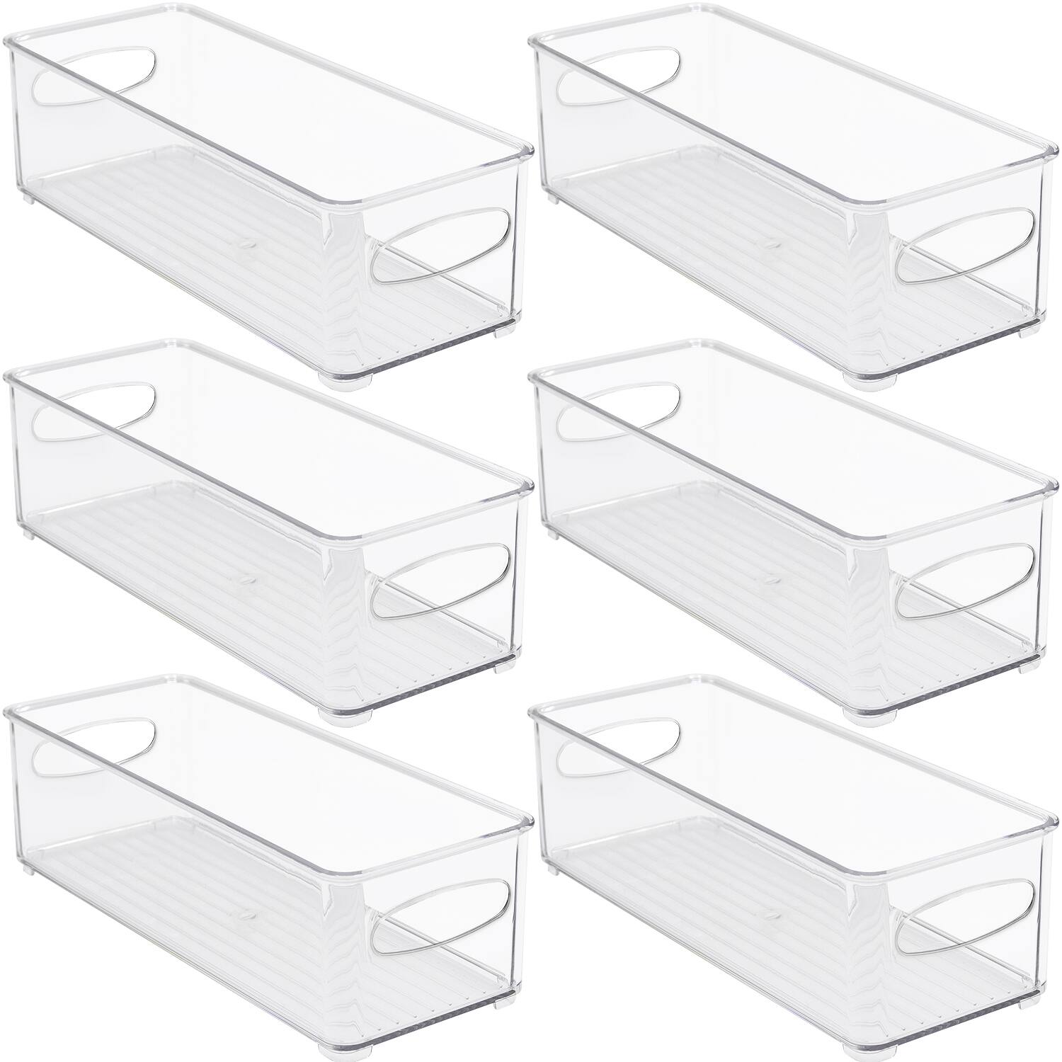 Left. Sorbus - Sorbus Clear Storage Bins for Kitchen Pantry, fridge & more.