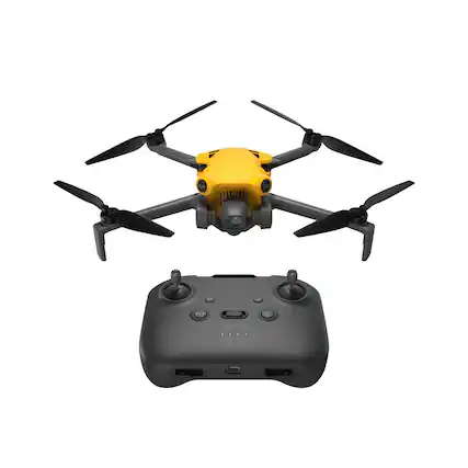 Front. SKYROVER - Skyrover X1 4K Drone with Remote Controller, Yellow.
